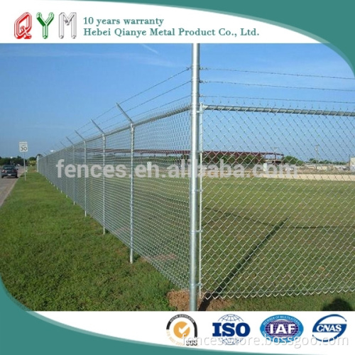 Hot dippped galvanized or PVC coated QYM-Airport
